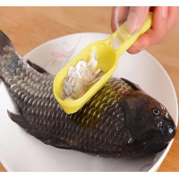  Ніж для чищення риби від луски з контейнером і ножем для потермінування рибочищення Fissman