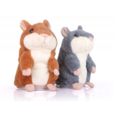 Інтерактивний хом'як Kronos Toys. Мовець хом'як-повторюшка Kronos Toys (сірий, коричневий)