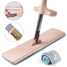  Швабра-лентяйка Spin Mop 360 телескопическая с отжимом  для быстрой уборки