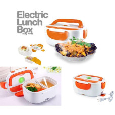 Ланч-бокс електричний The Electric Lunch Box з підігрівом 220V / 12V. Термос для їжі з підігрівом