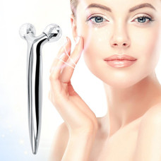 3D-массажер роликовый для лифтинга лица и тела ручной мини роллер для укрепления кожи водонепроницаемый