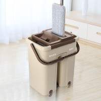  Плоска швабра зі смужкою й автоматичним віджиманням для прибирання та миття підлоги cleaning mop