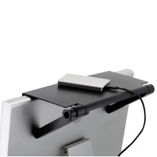 Держатель подставка на телевизор/монитор Screen Top Shelf полочка для телевизора и монитора полка Черная