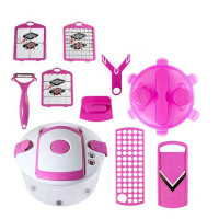 Овощерезка универсальная кухонная Multi Salad Сhef 13 в 1 / Мультислайсер ручной на 13 предметов 