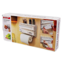  Кухонний диспенсер потрійний для кухонних рушників фольги та харчової плівки Kitchen Roll Triple Paper