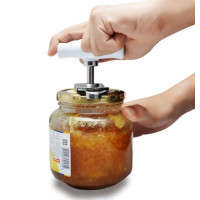  Открывашка для стеклянных банок и бутылок универсальная белая  BN-089