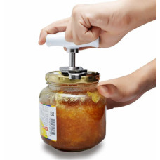  Открывашка для стеклянных банок и бутылок универсальная белая  BN-089