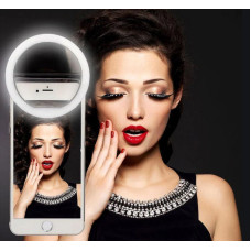 Кільце з підсвіткою для селфі світлодіодне/Спалах-підсвітка на телефоні для яскравих фото 