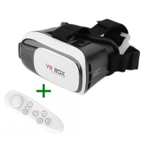  3D шолом віртуальної реальності c джойстиком VR BOX 2.0 Віртуальні окуляри для смартфона з пультом