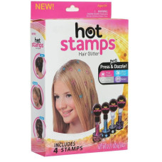  Фигурные тату-печатки для волос Hot Stamps Hair Glitter