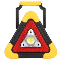 Мультифункциональная светодиодная лампа знак аварийной остановки с фонариком 6609