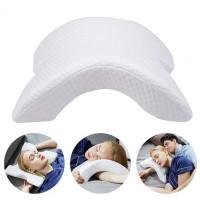 Подушка тунель з пам'яттю Memory Foam Pillow Біла
