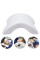 Ортопедическая подушка туннель с памятью Memory Foam Pillow Белая