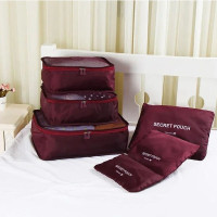 Набор дорожных органайзеров Secret Pouch Бордовый