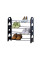 Полиця для взуття органайзер Amazing Stackable Shoe Rack 4 полки, на 12 пар