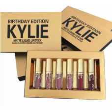 Матовая жидкая помада matte liquid lipstick kylie birthday edition набор 6 цветов