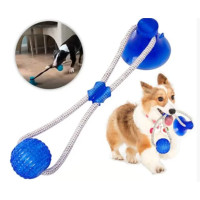  Игрушка для домашних животных, мяч на веревке с присоской