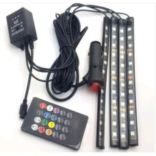 Универсальная автомобильная RGB led подсветка LED ambient HR-01678