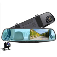 Дзеркало відеореєстратор з камерою заднього виду iCar premium L604