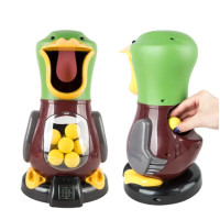  Дитячий пістолет інтерактивний з мішенню качкою і м'якими кулями Hit me Duck для стрільби