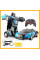 Радиуправляемая машина трансформер Bugatti Car Robot з пультом бугатті синя робот
