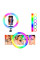 Селфи-лампа Led кільцева RGB MJ36 36см RGB з мульти-регулюванням світла з управлінням на дроті і пульта