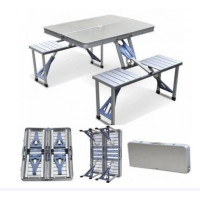 Стіл Picnic Table Складаний алюмінієвий стіл для пікніка зі стільцями