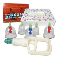 Вакуумні масажні банки 24 шт. з насосом-вакууматором Kangling Vacuum Apparatus