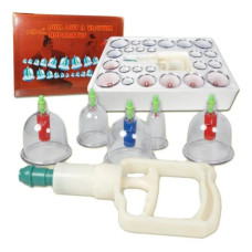  Массажные вакуумные банки 24 шт. с насосом-вакууматором Kangling Vacuum Apparatus