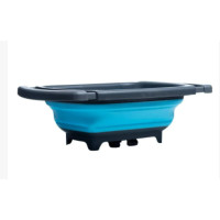 Складной силиконовый дуршлаг JM-608 корзина для мытья овощей и фруктов