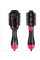 Фен щетка One Step Hair Dryer & Styler Cтайлер для укладки волос 3в1 Расческа с феном черная