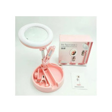 Косметическое зеркало16 см Live Makeup G3  со светодиодной подсветкой