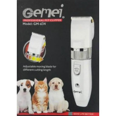 Бездротова професійна машинка для стрижки собак котів та тварин Gemei GM 634