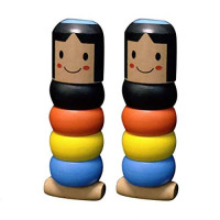 Стійкий дерев'яний чоловічок-неваляшка якого ніхто не може перемогти Small a wooden man, дитяча іграшка