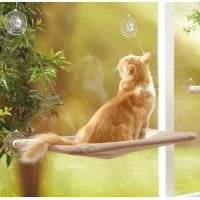 Лежанка для кота Sunny seat Кровать оконная полка спальное место на присосках гамакдля