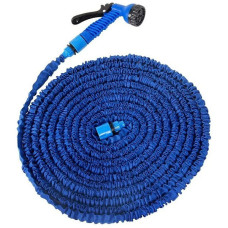 Шланг садовый поливочный с распылителем гибкий растягивающийся Magic Hose 100FT 30m