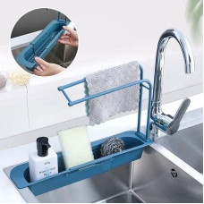 Органайзер для кухонной раковины Sink Holder, держатель для губки и моющего средства с вешалкой