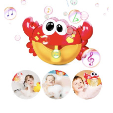 Іграшка дитяча для ванни піноутворювач Музичний краб з 18 місяців