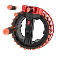 Іграшкова зброя автоматичний бластер кулемет Growler на 28 зарядів, працює від акумулятора