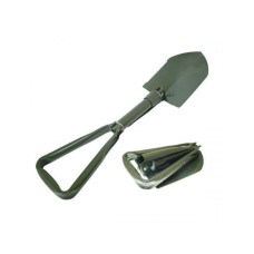 Туристическая лопатка складная средняя с чехлом, лопата автомобильная универсальная