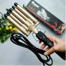 Плойка для завивки локонов Пять Волн Gemei GM 2933 с двумья температурными режимами