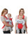 Слінг-рюкзак для перенесення дитини Baby Carriers рюкзак-кенгуру сумка кенгуру від 3 до 12 місяців червоний