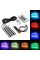 Світлодіодна RGB LED-підсвітка в салон автомобіля на пульті керування декоративна