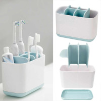 Подставка для зубных щеток Large toothbrush caddy / Органайзер для зубных щеток пластиковый 