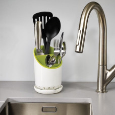 Органайзер подставка для кухонных приборов со сливом воды Scolaposate Cutley Drainer 