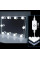 Світлодіодні лампи Hollywood lights лампочки LED для дзеркала USB дзеркальні ліхтарі 12 шт. білі