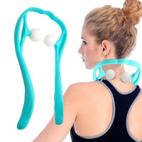  Ручной роликовый массажер для шеи Hexiang Neck Massager для снятия усталости и напряжения