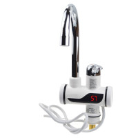 Водонагрівач проточний на кран з LCD-дисплеєм повертається на 360 градусів