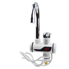 Водонагреватель проточный на кран c LCD дисплеем поворачивается на 360 градусов