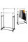 Вешалка стойка для одежды двойная телескопическая напольная Double Pole